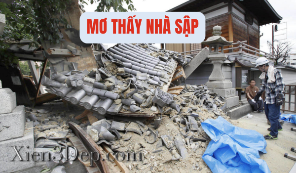 mơ thấy nhà sập